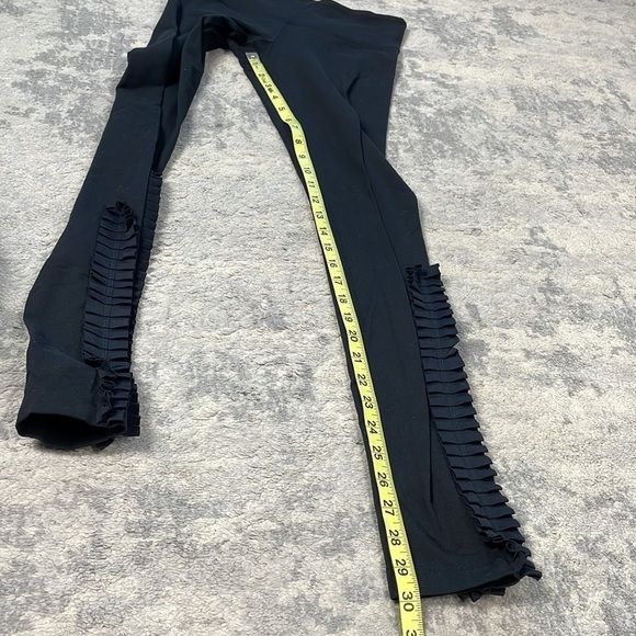 Lululemon Wunder Under Special Edition Ruffle Sides Leggings Full Length Black 4 - Picture 11 of 11